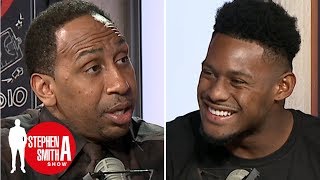 Stephen A. Smith is joined in studio by JuJu Smith-Schuster, who ta...