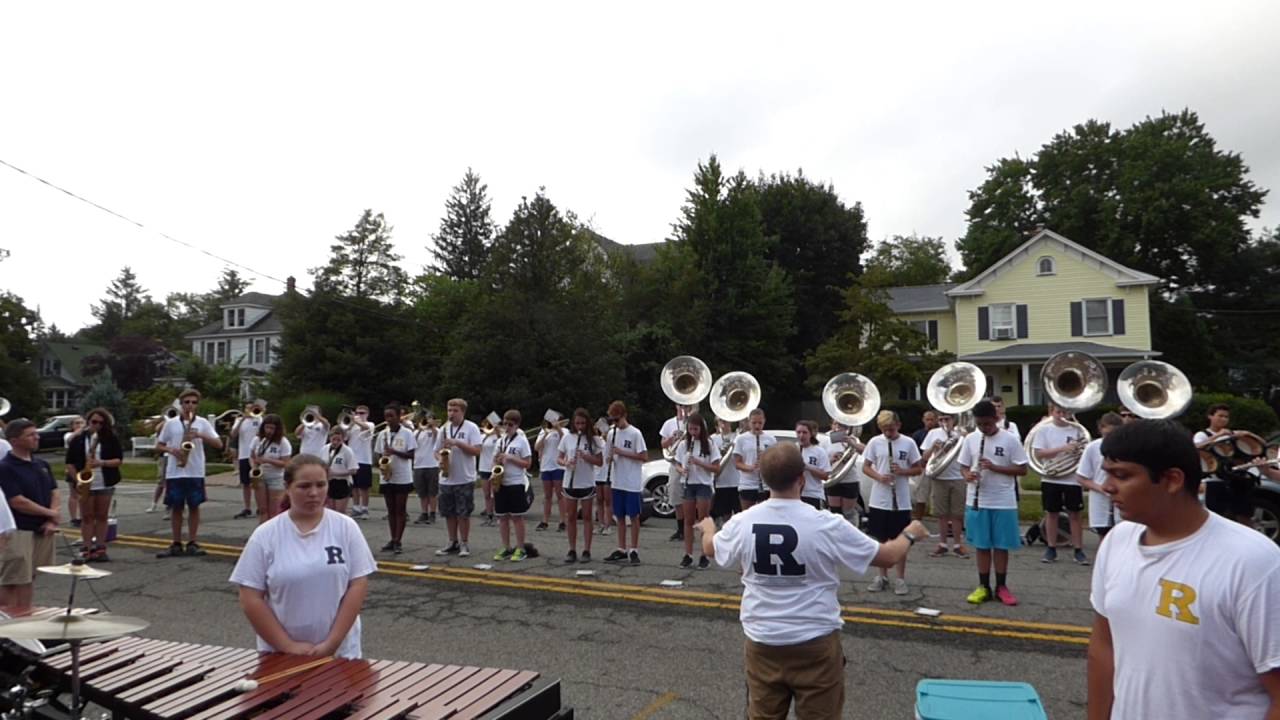 Roxbury High School Marching Band performing The Star Spangled Banner