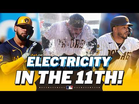 FULL 11TH: Luis Campusano WALKS IT OFF for the Padres during a WILD inning in extras! 🤯🔥