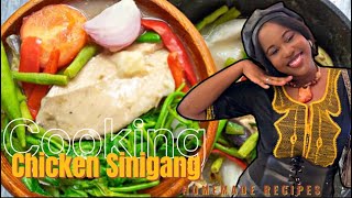 African girl cook sinigang #filipinocooking #philippines