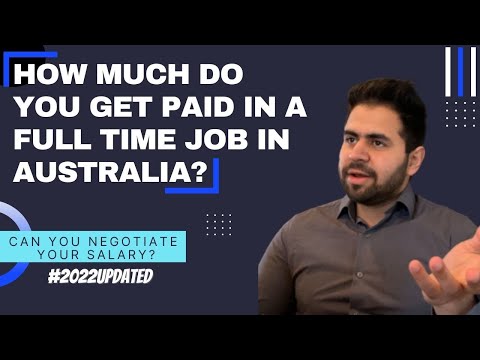 How much can you earn in full time job in Sydney, Australia? | 2022 updated