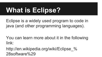 JAVA Programming Tutorials - How to  Download and Install Eclipse - 02