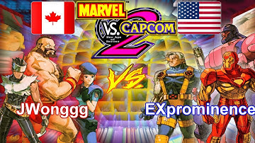 Marvel vs Capcom 2: New Age of Heroes - JWonggg vs EXprominence