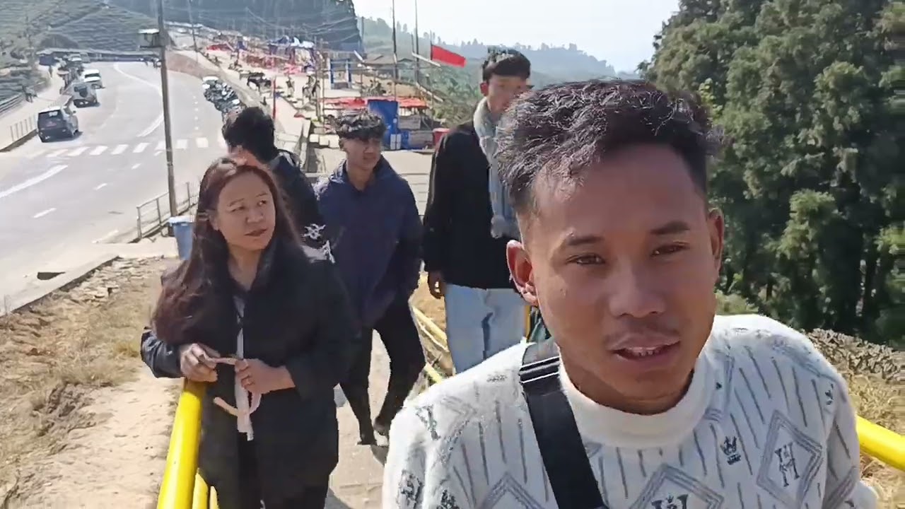 Visiting tea garden in Elam in Nepal 