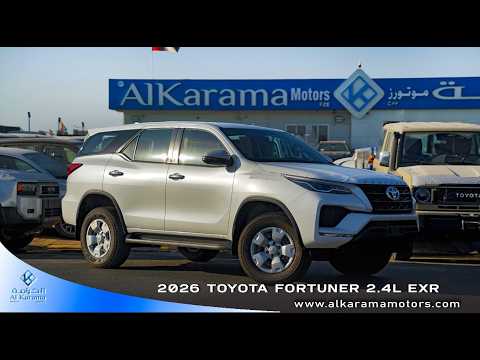 2026 Toyota Fortuner EXR 2.4L | Diesel | 4WD | Automatic vehicle video preview