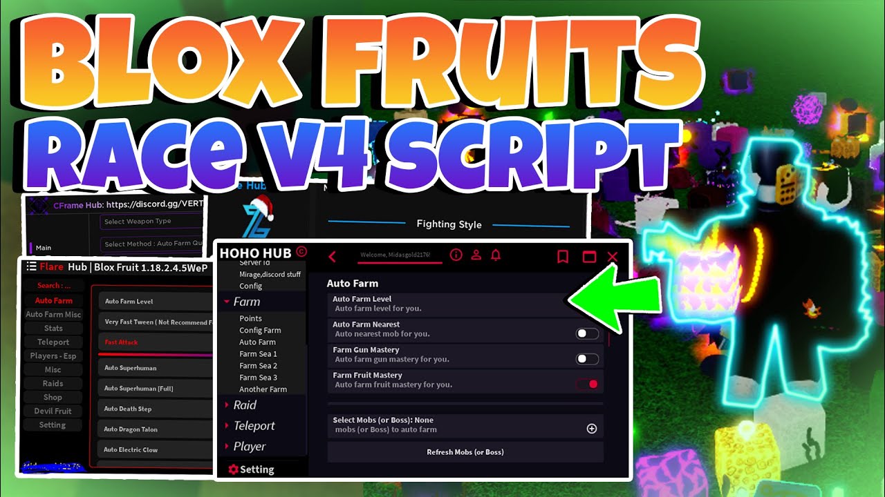 Unlock the V4 Race in Blox Fruits with Script! — Eightify