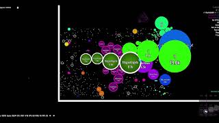 Agar.io - Multibox Random Server Takeover #1 (w/ Bonus clips)