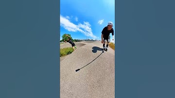 Pumptrack Inline Skating together