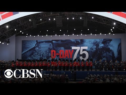 75th-anniversary-of-d-day-from-normandy,-france-|-cbs-news-special-report,-live-stream