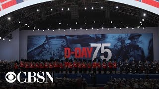 75th Anniversary of D-Day from Normandy, France | CBS News Special Report, live stream