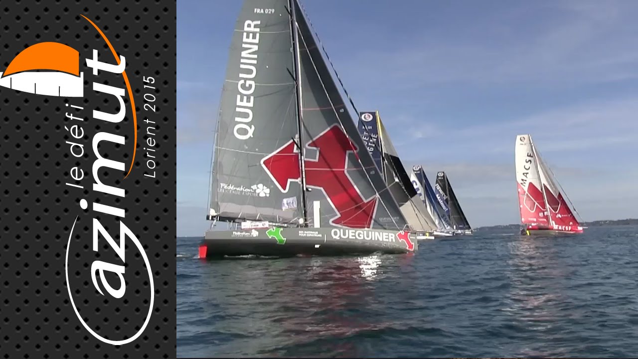 Défi Azimut 2015 - 12 Imoca60 sur la ligne de départ