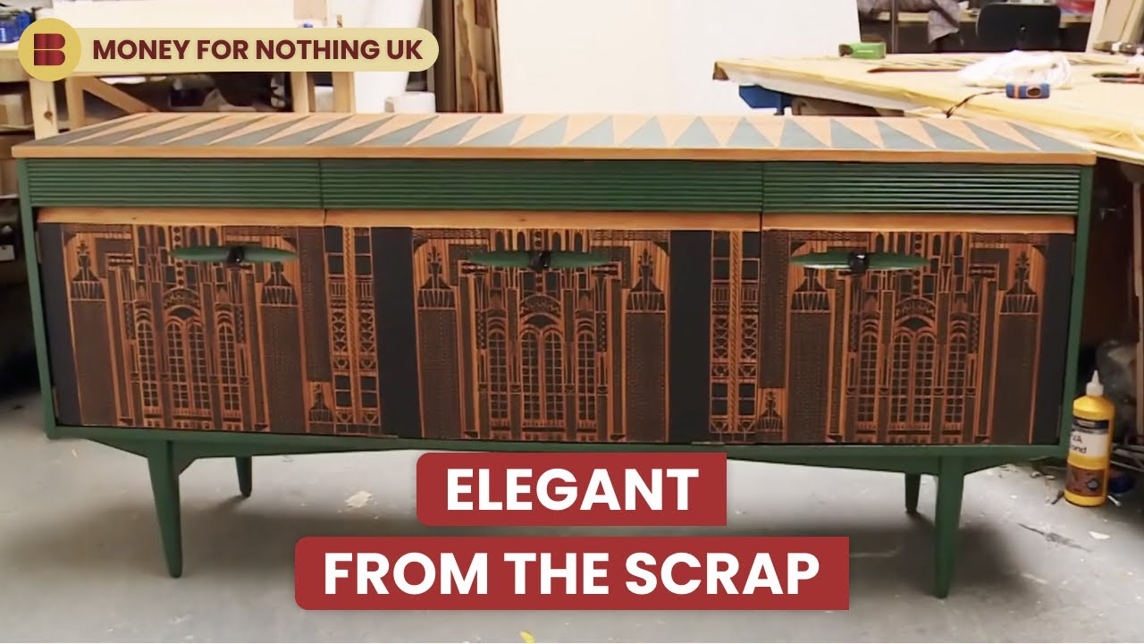 Old Furniture Transforms Into Vintage Wallpaper | Money For Nothing UK