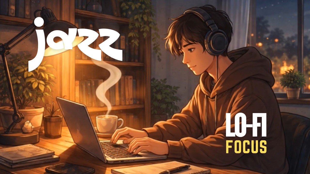 🔴 LIVE — After Hours Work Jazz LoFi Symphony — Building Dreams While the City Sleeps