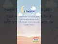 A Thorn | Nursery Rhyme for Kids📚Read Aloud & Early Reading Practice