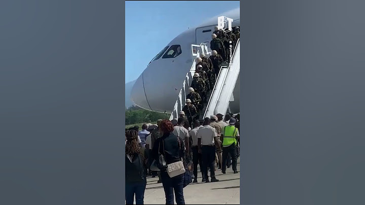 BREAKING: The first 400 Kenyan police officers have arrived in Haiti #Haiti