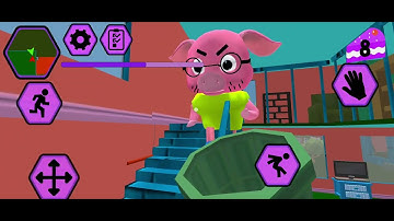 Piggy neighbor family escape - Level 1 to 5