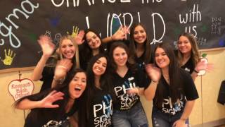 Phi Sig Recruitment 2017
