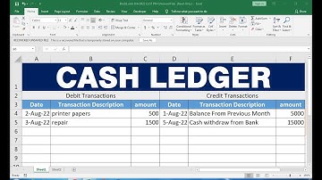 how to create cash book management system in excel