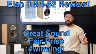 Elac Debut Reference DBR-62 Bookshelf Speaker Review!!! (reference sound at a budget)