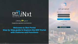 ERP Portal Access Process  | DIT University | DITU screenshot 1