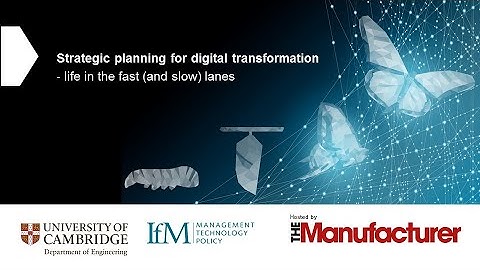 Strategic roadmapping in the context of digital transformation with Dr Rob Phaal [WEBINAR]
