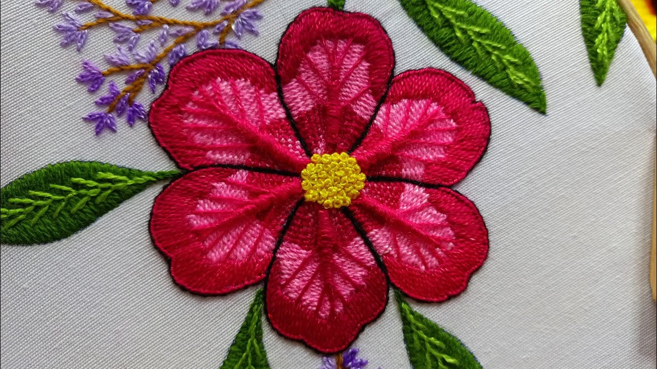 Precioso bordado a mano! Tutorial paso a paso!!