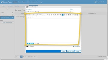 Setting Up Mobile Consent Forms