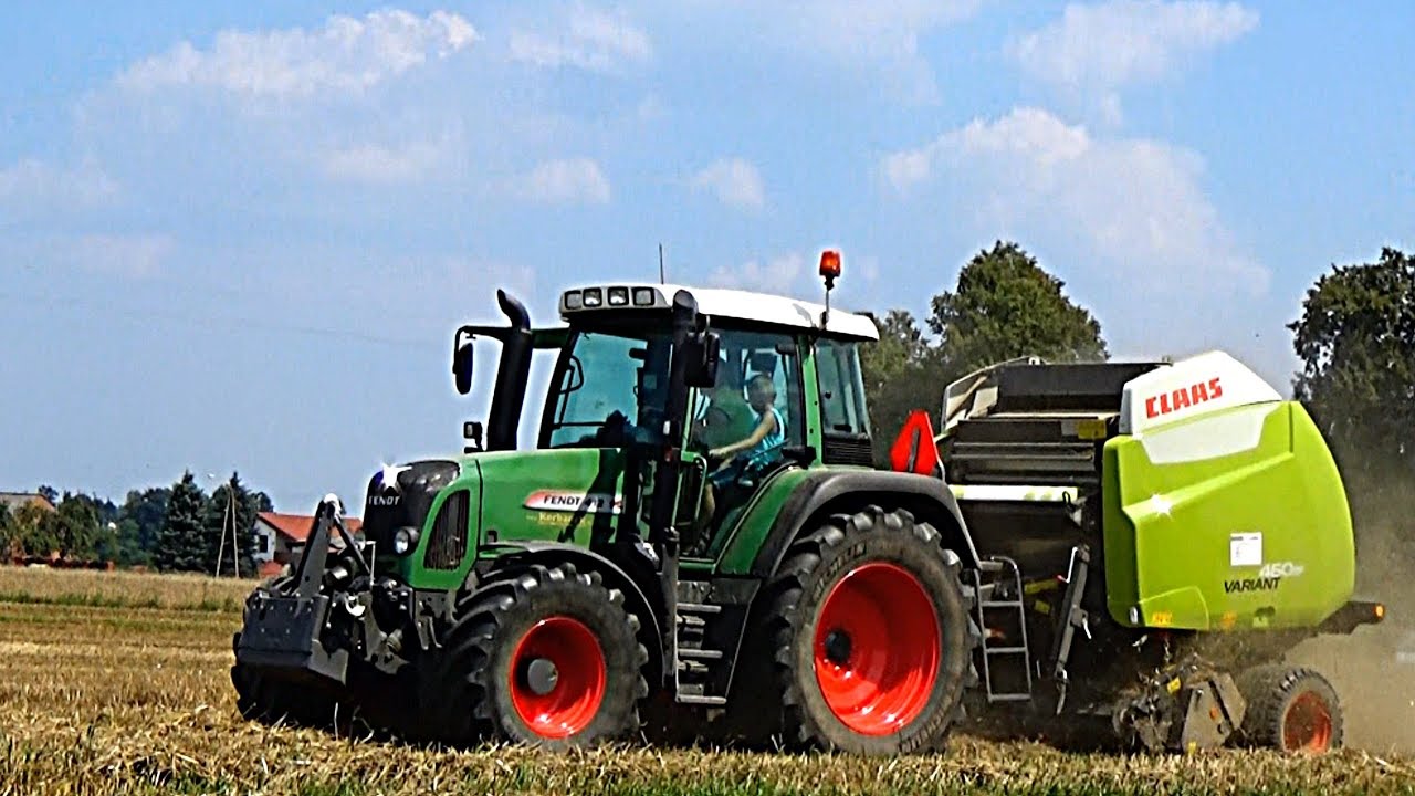 Prasowanie Słomy 2018★17/20km/h!?★Fendt 412★Claas Variant 460RF