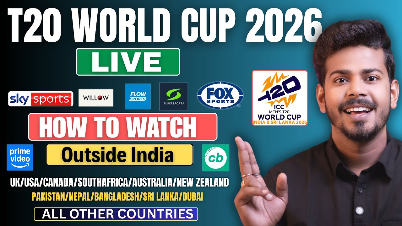 T20 World Cup 2026 Live Outside India - How to Watch T20 World Cup 2026 in Foreign Countries