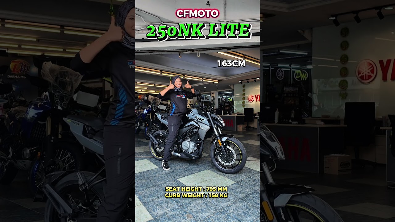 Cfmoto 250NK LITE Seat Height Test 🔥 