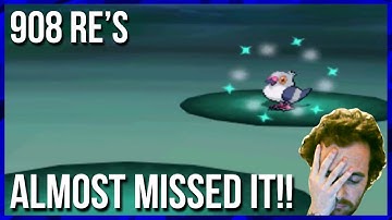 Shiny Pidove! - Full Odds after 908 Random Encounters!