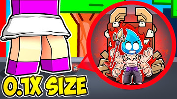 Testing EVERY ATTACK at 0.1x SIZE In Roblox Jujutsu Shenanigans!