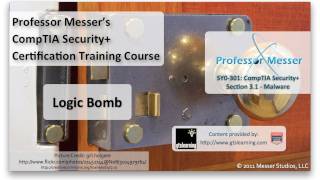 Understanding Logic Bombs - CompTIA Security+ SY0-301: 3.1