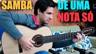 PDF Sample SAMBA DE UMA NOTA SÓ - Tom Jobim guitar tab & chords by Marcos Kaiser.