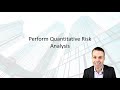 11.4 Perform Quantitative Risk Analysis | PMBOK Video Course