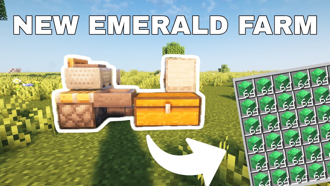Emerald Ranch Minecraft NEW AFK Emerald Farm in Minecraft (1.21.11+) - YouTube