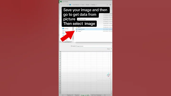 Excel tip to convert image to data table with get data from picture