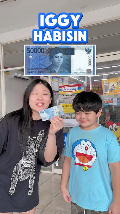 Mama yuka-chan challenge iggy habisin uang 50 ribu dalam waktu 15 detik! #minivlog #iggy #challenge