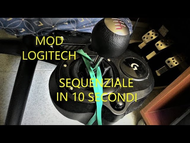 Mod sequenziale in 10 secondi reversibile. Cambio Logitech g29 