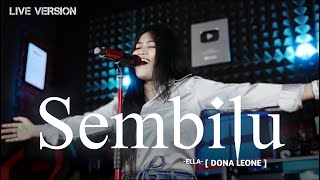 Miniatura de vídeo de "SEMBILU - DONA LEONE | Woww VIRAL Suara Menggelegar BUMIL Lady Rocker Indonesia | SLOW ROCK"