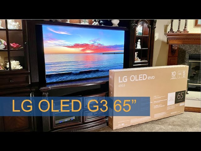 TV 65 LG OLED G3 Evo (65G36LA) - 4K 120Hz, webOS23, A9 (Gen6) IA