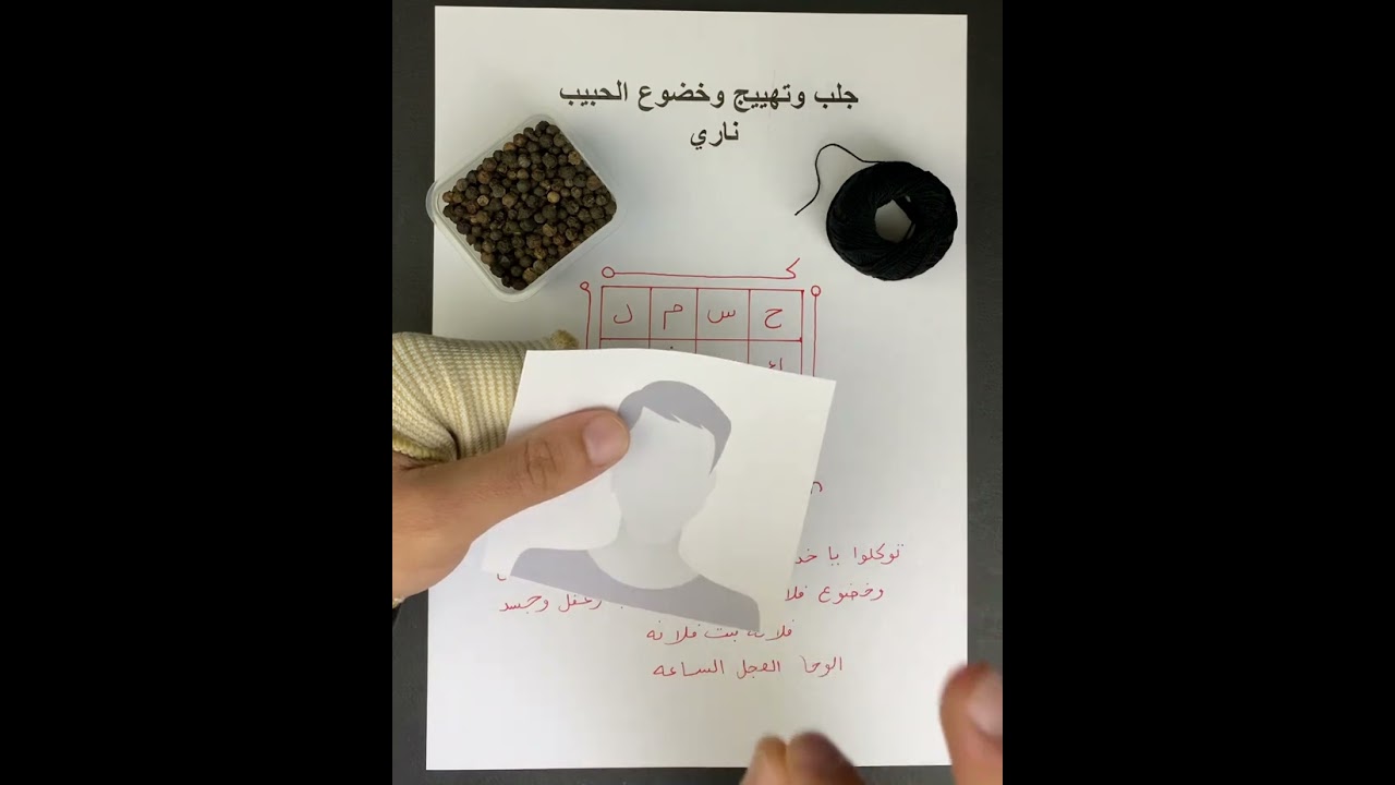 جلب محبة وتهييج الحبيب ناري