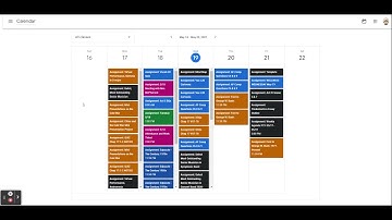 Google Classroom Calendar