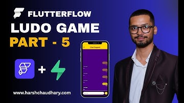 Making Ludo Game on Flutterflow – Live Chat Support System (Part 5) | Harsh Chaudhary