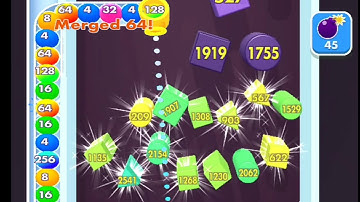 Bounce Merge 2048 - New Big updated | Best Balls Created! Score: 360.518 Gameplay Part 04