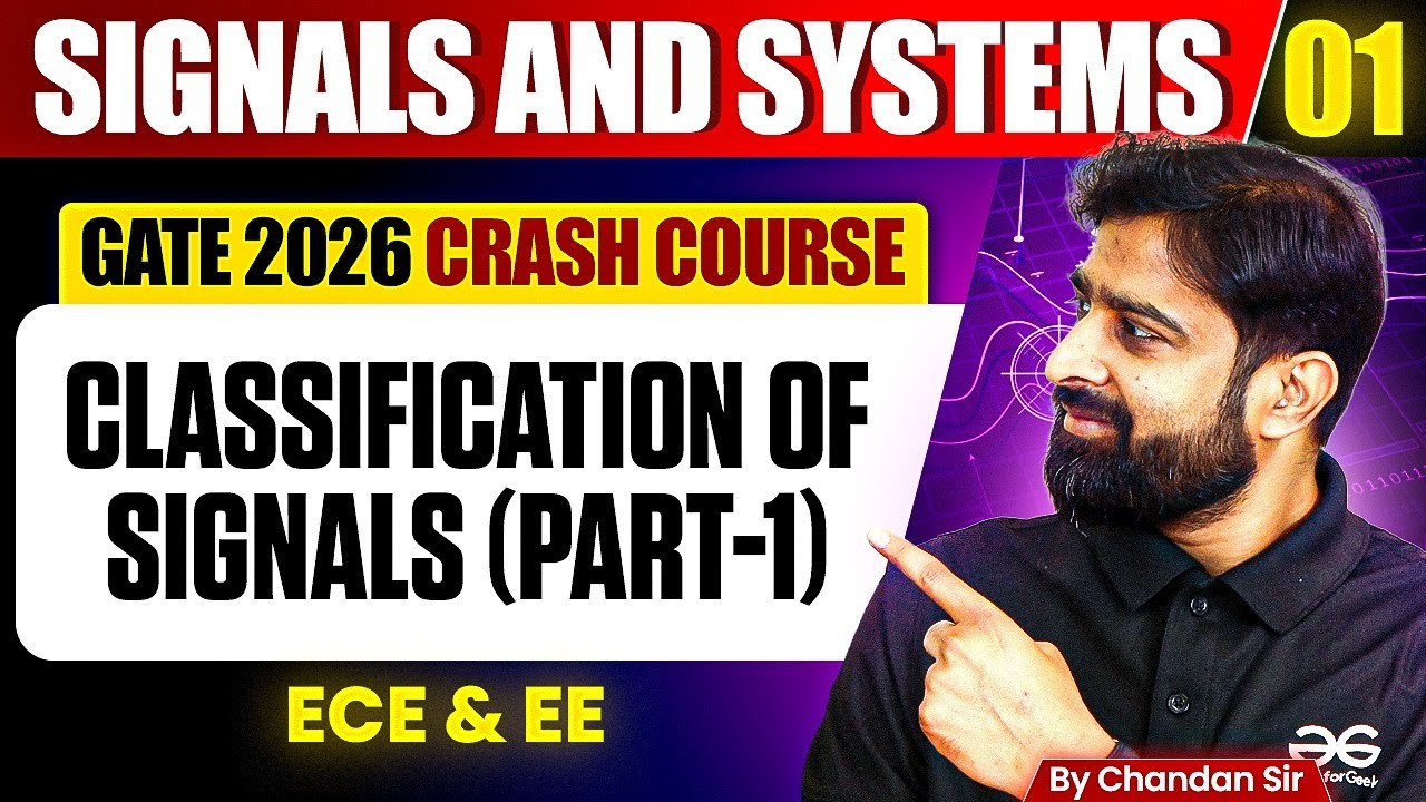 Signals Ece Signals & Systems 01 | Classification Of Signals Part 1 | ECE & EE ...