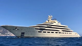 Dilbar and Eclipse in Gibraltar
