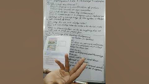 Class 4th, Computer Science, Lesson - 4, Fun with Windows 7