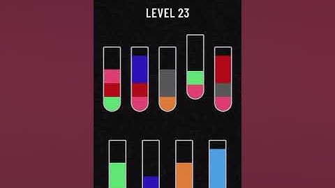 Water sort puzzle level 23