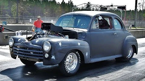 48 Ford - Orangeburg Dragstrip - Bracket Racing St...